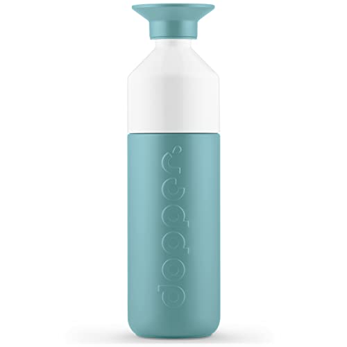 Dopper Insulated Bottlenose Blue Botella Isotérmica - Botella Agua 350ml - Termo para café - Botella de acero inoxidable - Botella deportiva - 24 horas fría, 9 horas caliente