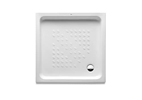 Roca,Italia,Plato de ducha de porcelana cuadrado,Blanco,800mm x 800mm x 80mm,A3740HJ000