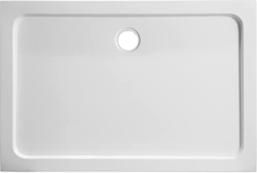 Plato de ducha Rectangular Qatar Altura 5 cm para Mampara Acrílico PVC (70x90x5 cm)