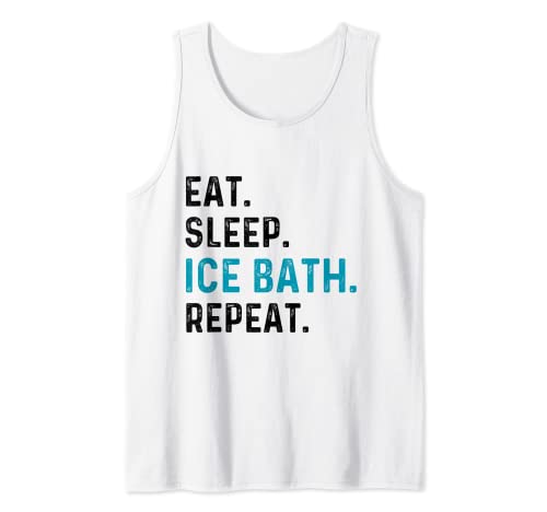 Duchas frías para amantes del baño de hielo, inmersión en agua fría Camiseta sin Mangas