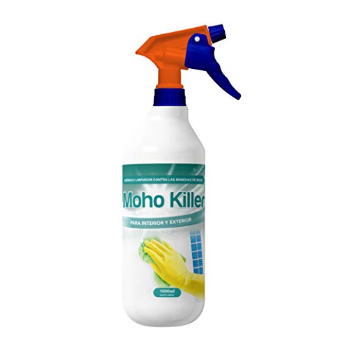 Spray Limpia Moho para paredes, juntas, azulejos, baldosas, baño, suelo, ducha y resto de superficies con humedad/fórmula anti moho quita mancha de humedades limpiador de juntas