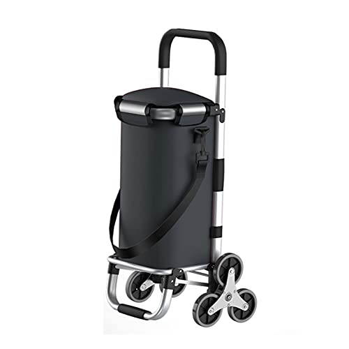 ZLASS Carro de la Compra Grande Carrito Plegable de la Tienda de comestibles con una Bolsa de Compras Extra Grande Laundry Cart Carritos de Compra (Color : 4)