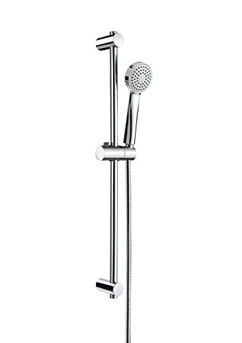 Roca,Stella,Kit de ducha. Incluye ducha de mano de 80 mm de 1 función, barra de 700 mm, soporte regulable para ducha de mano y flexible de PVC de 1,70 m,A5B9403C00