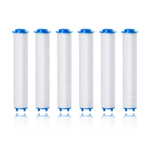 6UDS Filtro Ducha De Algodón Para Alcachofa de Ducha, Filtro Agua Ducha Antical Pelo y Piel, Filtro Ducha Antical Pelo y Anti Cloro, Filtro Agua Grifo Ducha