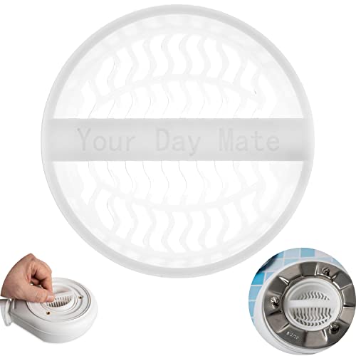 Colador de pelo para el juego de desagüe de la ducha, 1 pieza, blanco, compatible con el juego de desagüe Viega Tempoplex modelo 6963, 6962, 6961, 6960, colector de pelo para la ducha, filtro de pelo