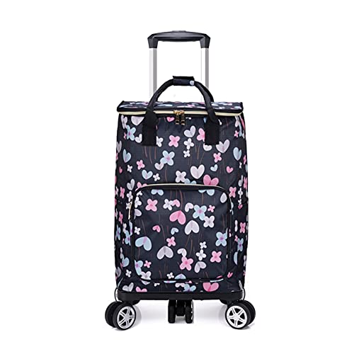 Carro Compra Carro de equipaje portátil Carrito de la compra plegable Se convierte en una bolsa impermeable de Dolly en ruedas rodantes Carro de Compra/ Carrito de Compra ( Color : L 4 )