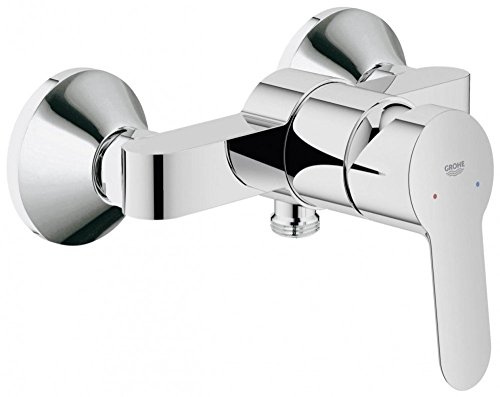 GROHE BauEdge - Grifo de baño - Mezclador monomando de ducha, válvula de retención integrada | Cromo | 23333000
