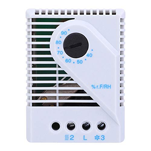 Controlador de humedad, MFR012 Humidistato de calentador de ventilador de higrostato mecánico para controlar el calentamiento eléctrico para mejorar la humedad relativa(MFR012)