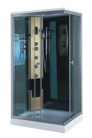 BAÑERA DUCHA CABINA DE HIDROMASAJE Portofino 100x70cm SPA RADIO LUCES NEW LLUVIA