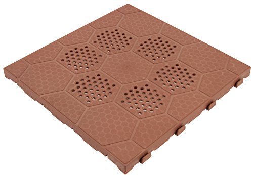 Art Plast pavimento Terracota Easy, 40x40x2,5 cm (39x39 Neto) 1m²: 6,6 láminas
