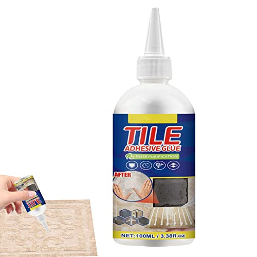 Adhesivo para baldosas de cerámica,Pegamento portátil sellado para alfombras - Reparación de azulejos, reparación instantánea, herramienta de reparación de azulejos de cubierta dañada para Limitoll