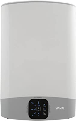Ariston, Velis Wifi - Calentador de Agua Electrico, Horizontal y Vertical, Termo Electrico 30 Litros Plano, 50,6x27,5x53,6 cm - Fabricado para Instalación en España (Clase de Eficiencia Energética A)