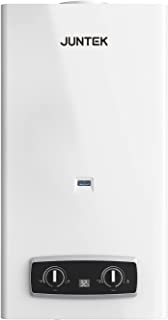 Calentador de Agua de Gas Butano, JUNTEK JCAH-11 eco 11L 22KW Calentador de Agua Instantáneo Interior para Hogar Ducha