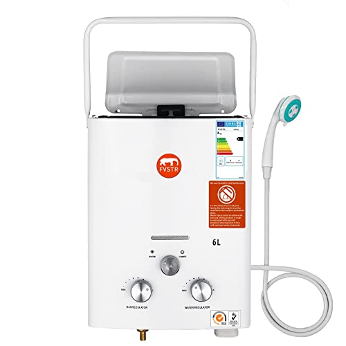 Calentador de agua sin tanque Propano 6L Calentador de agua de propano 1.6GPM 12 KW Calentador de agua a pedido de acero inoxidable Propano apto para uso en vehículos recreativos