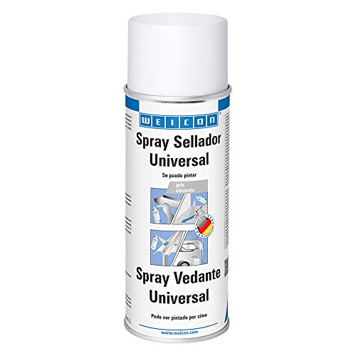 WEICON Spray Sellador Universal | 400 ml | Sellado impermeable para uso interior y exterior | Gris