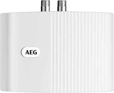 AEG 189554 MTH 350 - Calentador de agua de sistema abierto (tamaño pequeño, 3,5 kW, 230 V), color blanco - [Importado de Alemania]
