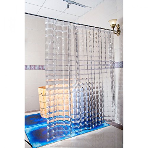 Duschy Shower Curtain 3D Transparent by Euroshowers