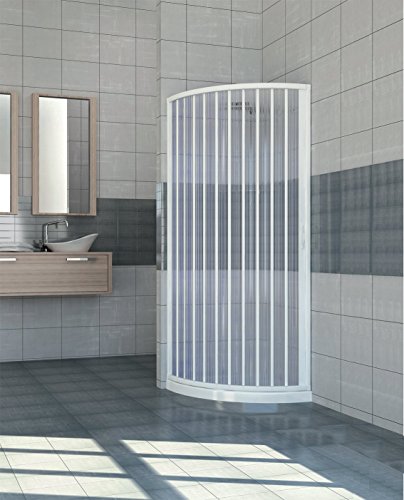 Extensible PVC puerta ducha cuadrante abertura lateral 70/80