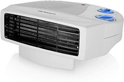 Orbegozo FH 5008 - Calefactor eléctrico con dos niveles de calor y modo ventilador de aire frío, 2000 W, Blanco