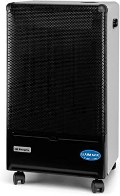 Orbegozo HBF 90 Estufa de Butano, Triple Sistema de Seguridad, Llama Azul, 4200 W, Metal, Negro/Gris