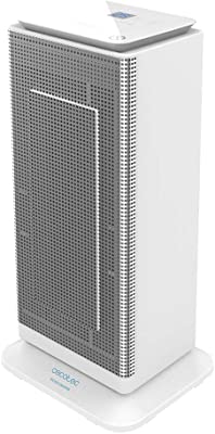 Cecotec Calefactor Cerámico Ready Warm 6400 Ceramic Sky Smart. 2000 W, Pantalla LED Superior, 3 Modos de Funcionamiento, Temporizador 24h, Oscilación, Mando a Distancia