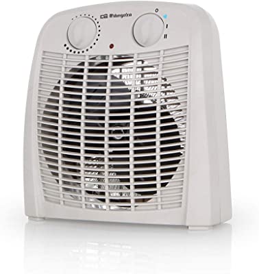 Orbegozo FH 7000 – Calefactor baño con 2 niveles de calor y modo ventilador de aire frío. 2000 W de potencia