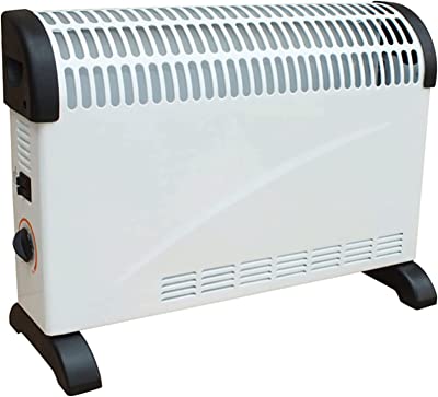 Calentador de espacio Calentador de convección silencioso, cable de calefacción Calentador eléctrico sin luz 2000W, Calentador de espacio eléctrico termostático y temporizador para toda la habitación